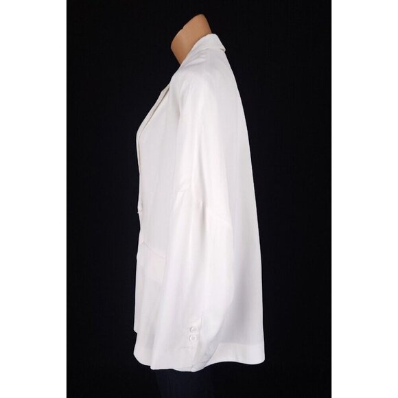 MM6 Maison Margiela Classic Blazer Size 42 US 6 White NWT $880 - Picture 5 of 14